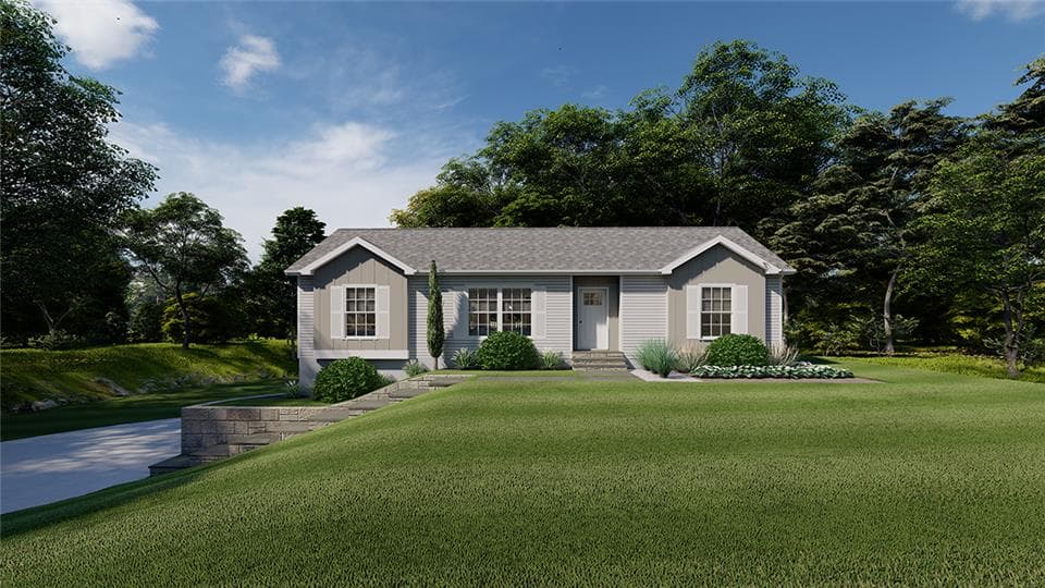 Legrand ranch 1562 hero, elevation, and exterior home features