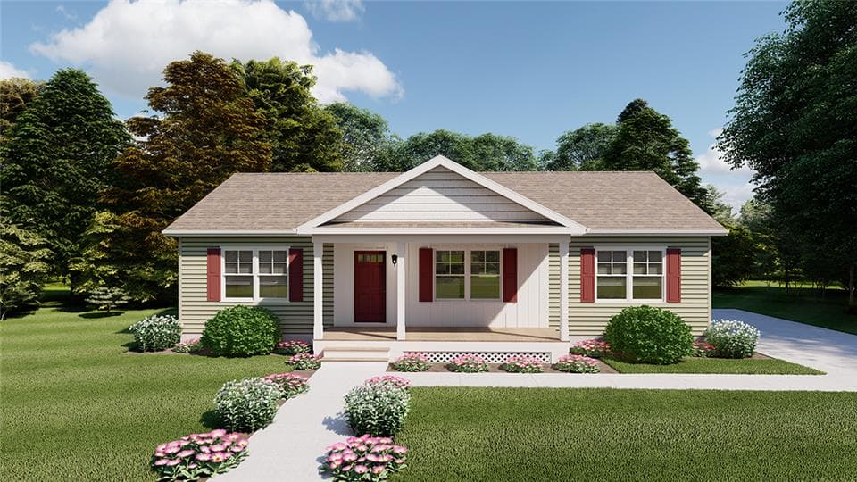 Azalea hero, elevation, and exterior home features
