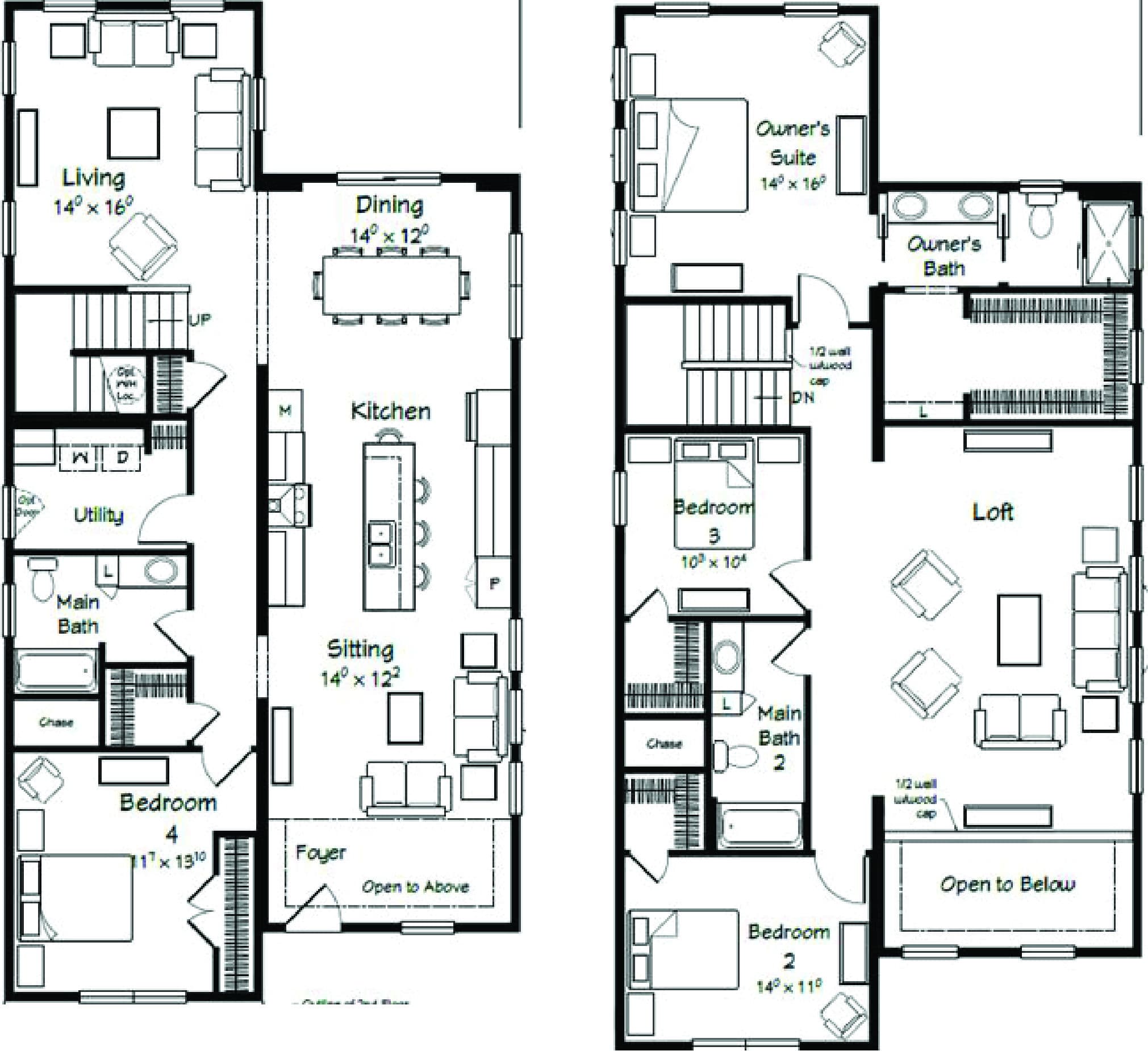 Nova floor plan home features