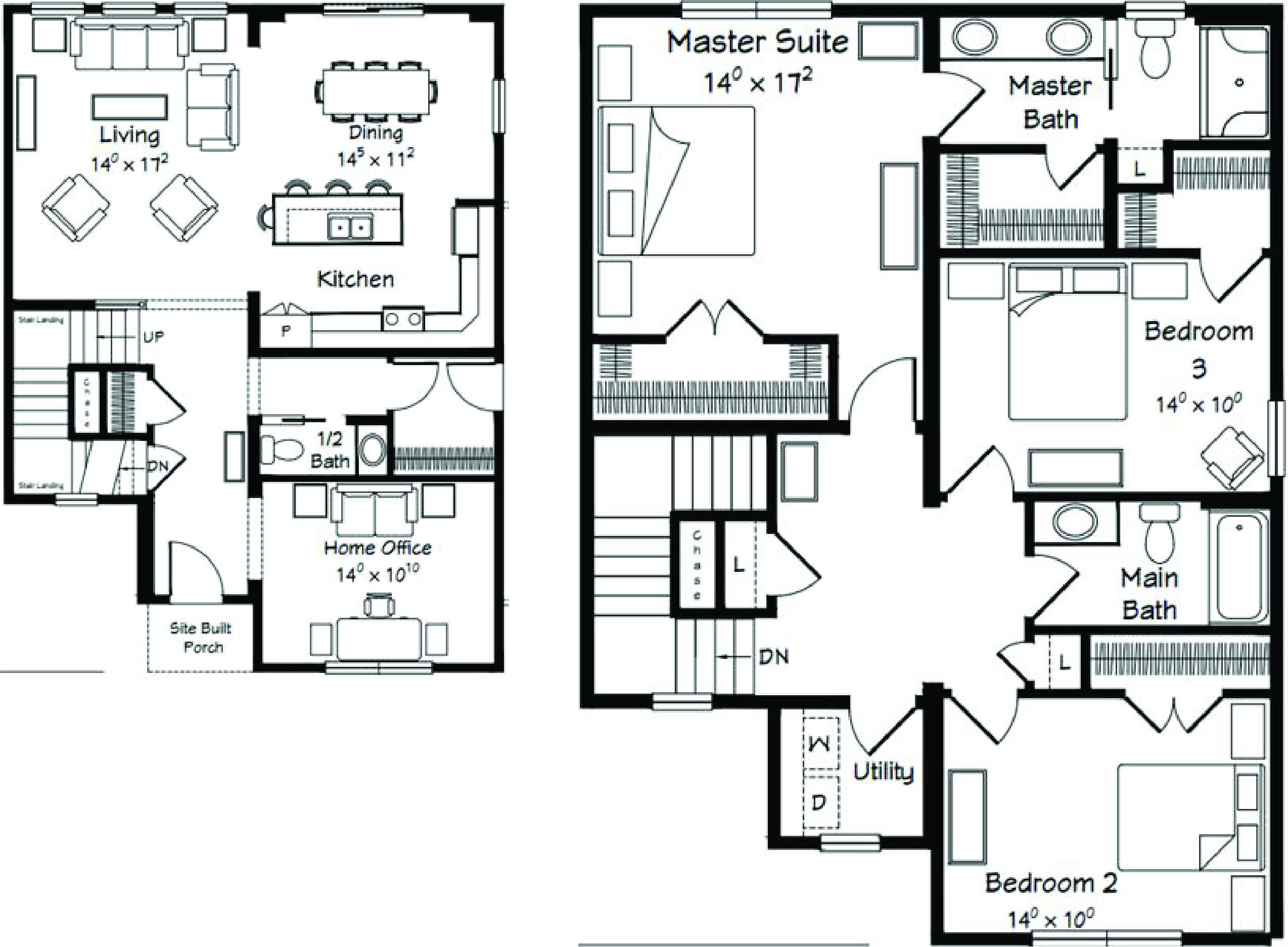 Jayden floor plan home features