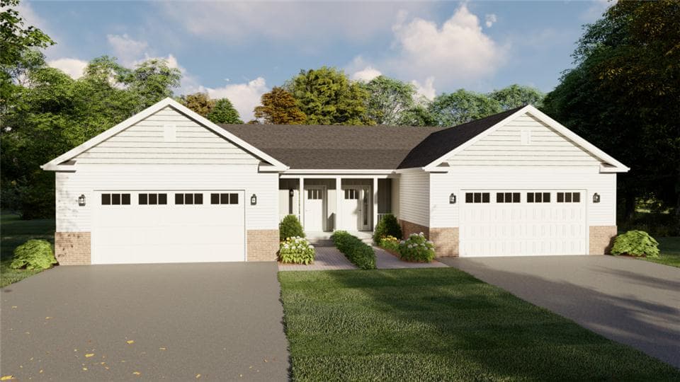 Montello hero, elevation, and exterior home features