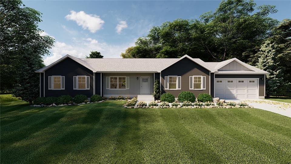 Legrand ranch 1705 hero, elevation, and exterior home features