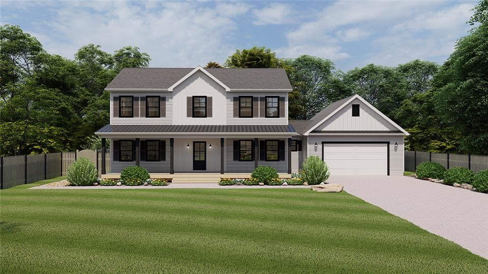 Plymouth hero, elevation, and exterior home features