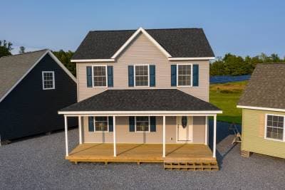 Buchanan hero, elevation, and exterior home features