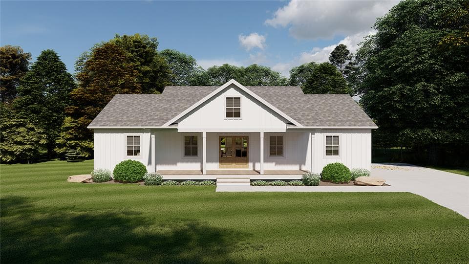 Alton hero, elevation, and exterior home features