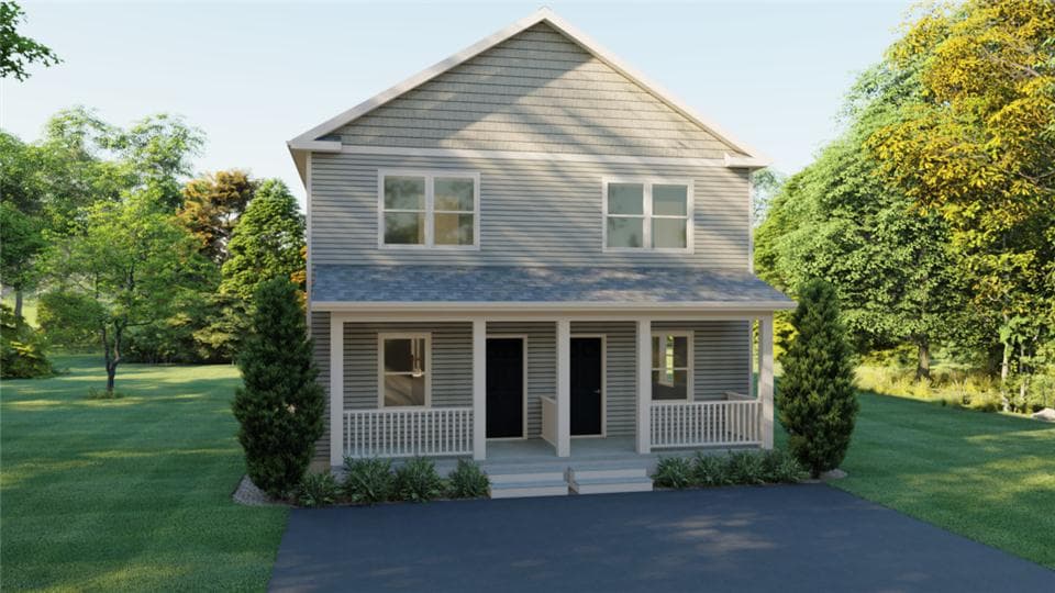 Suffern hero, elevation, and exterior home features