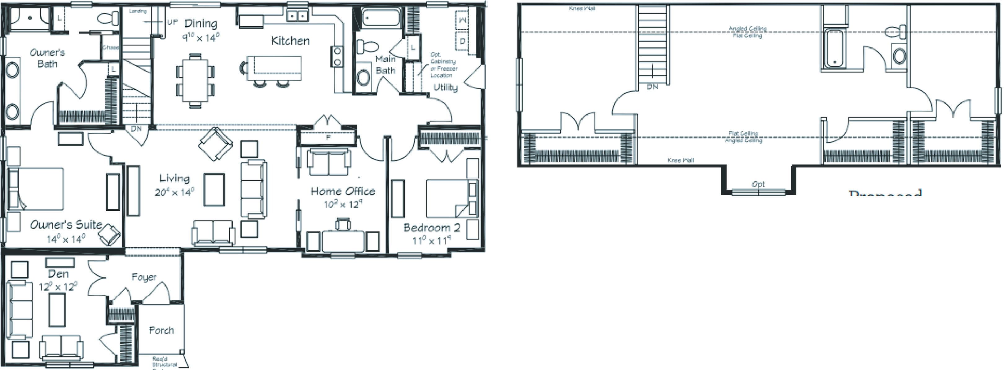 Triple crown ii cape cod floor plan home features