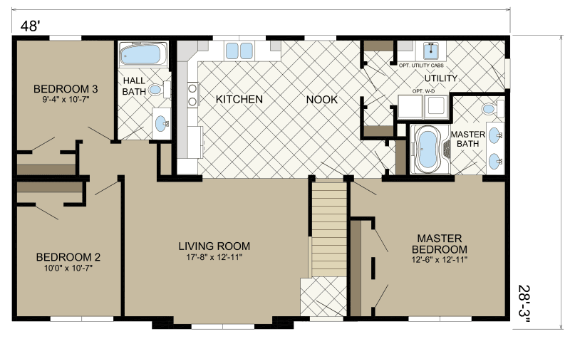 Edge le157 floor plan home features