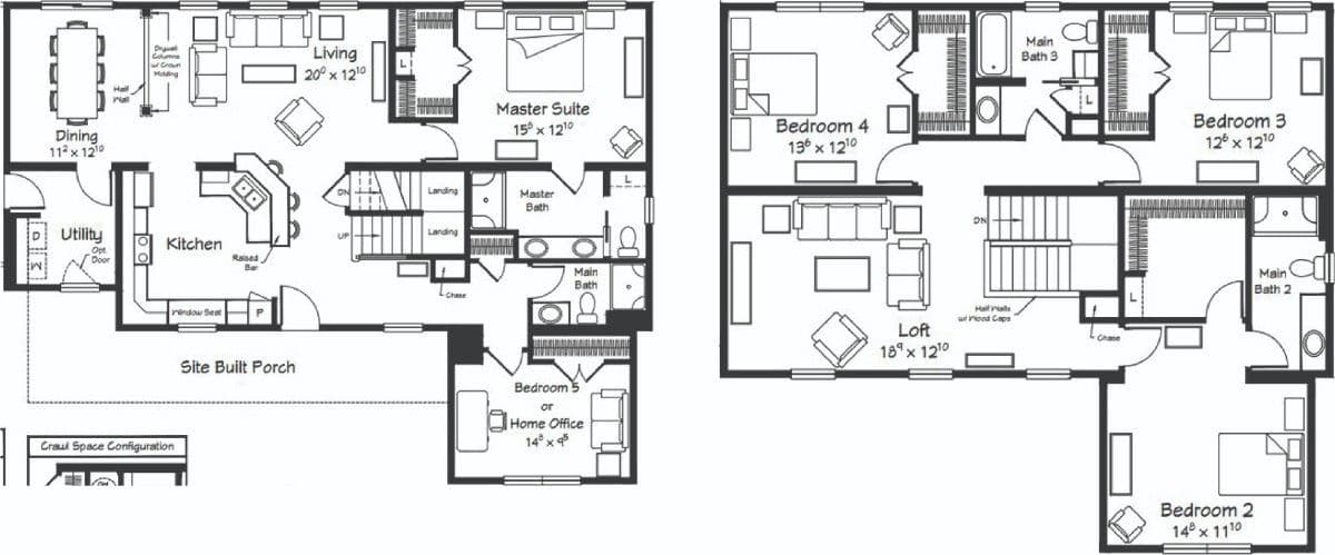 Farmville iii floor plan home features
