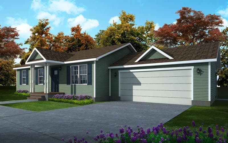 Tillamook hero, elevation, and exterior home features