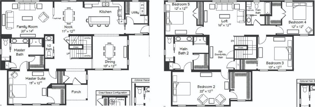 Julianna floor plan home features