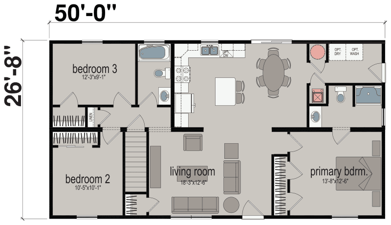 Ne-615 floor plan and hero home features