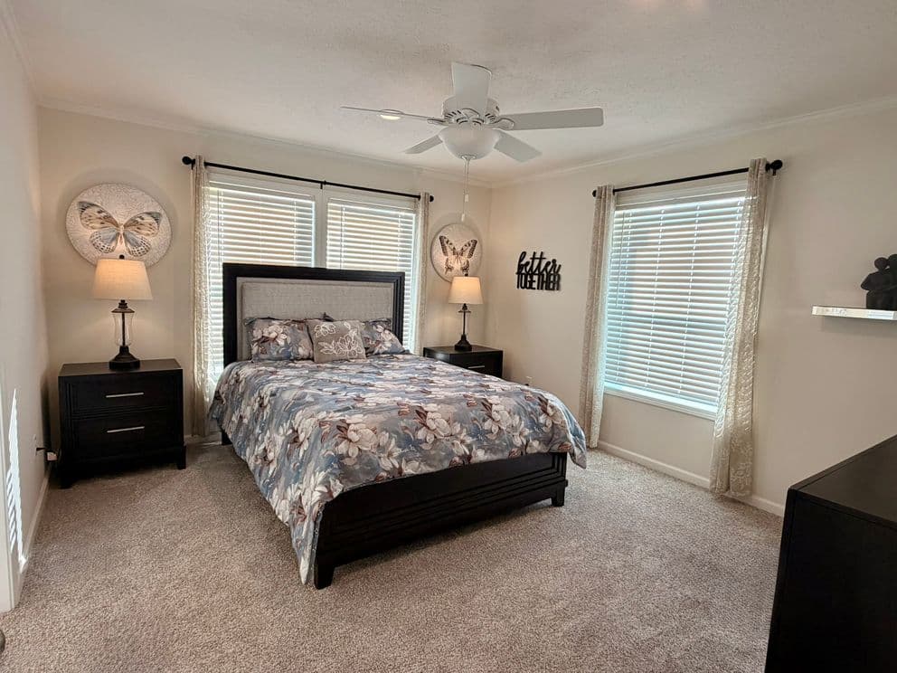 Tourmaline bedroom home features
