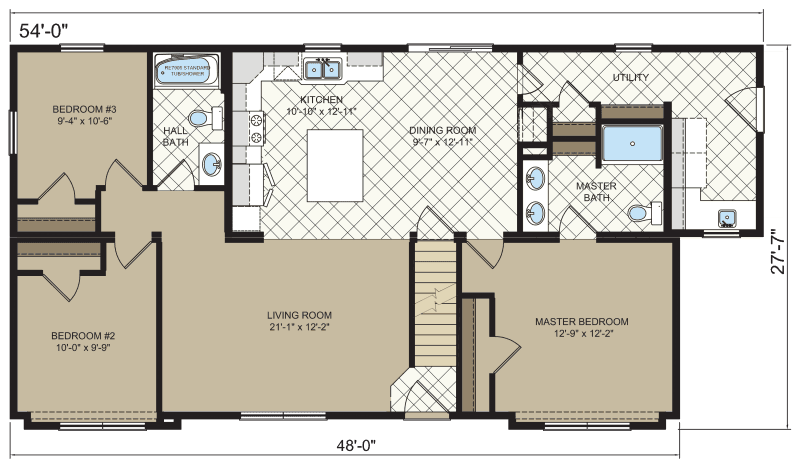 Edge le127 floor plan home features