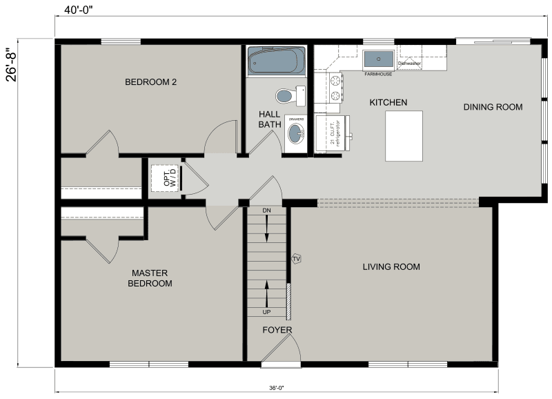 Ne-625 floor plan home features